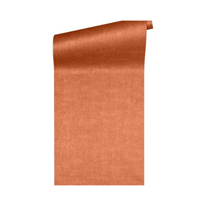 Rouleau de papier peint texturé L 33 pi x l 21 po, Orange