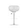 Abdusbasiyr Swivel Upholstered Adjustable Height Counter Stool with Solid Wood Frame