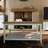 Daris Coffee Table With Storage Shelf. Solid Oak Top.-1741396517
