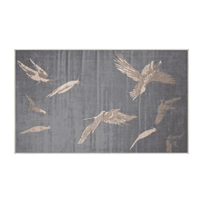 Tapis blanc soyeux et moelleux