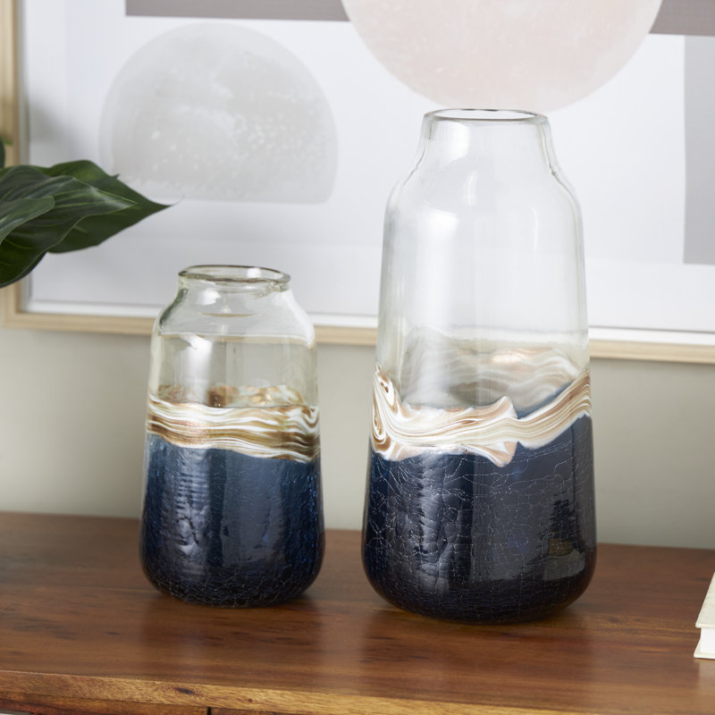Vase de table en verre Janni