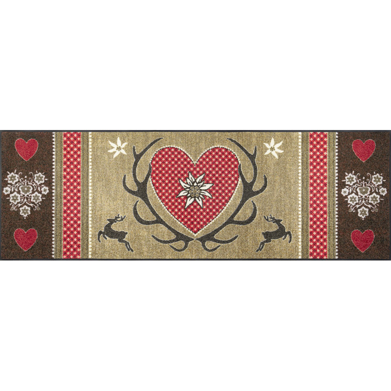 Non-Slip No Pattern Valentine's Day Doormat, Rectangular 60 x 180cm