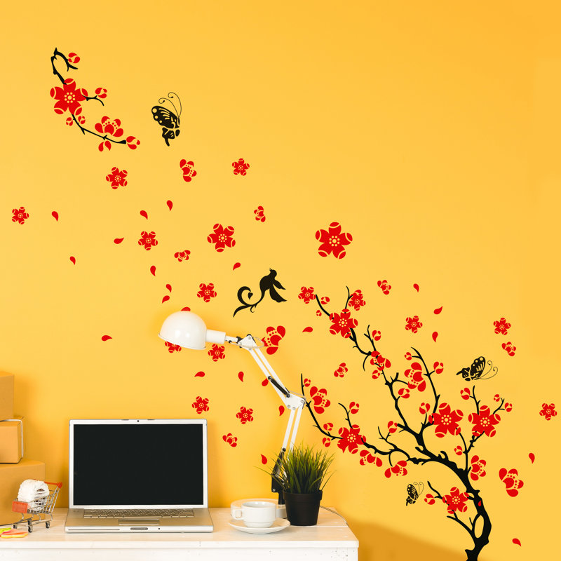 Plants & Flowers Non-Wall Damaging Wall Decal, Single