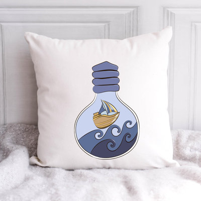 Nautical Sea Life_28 - Throw Pillow Insert Included