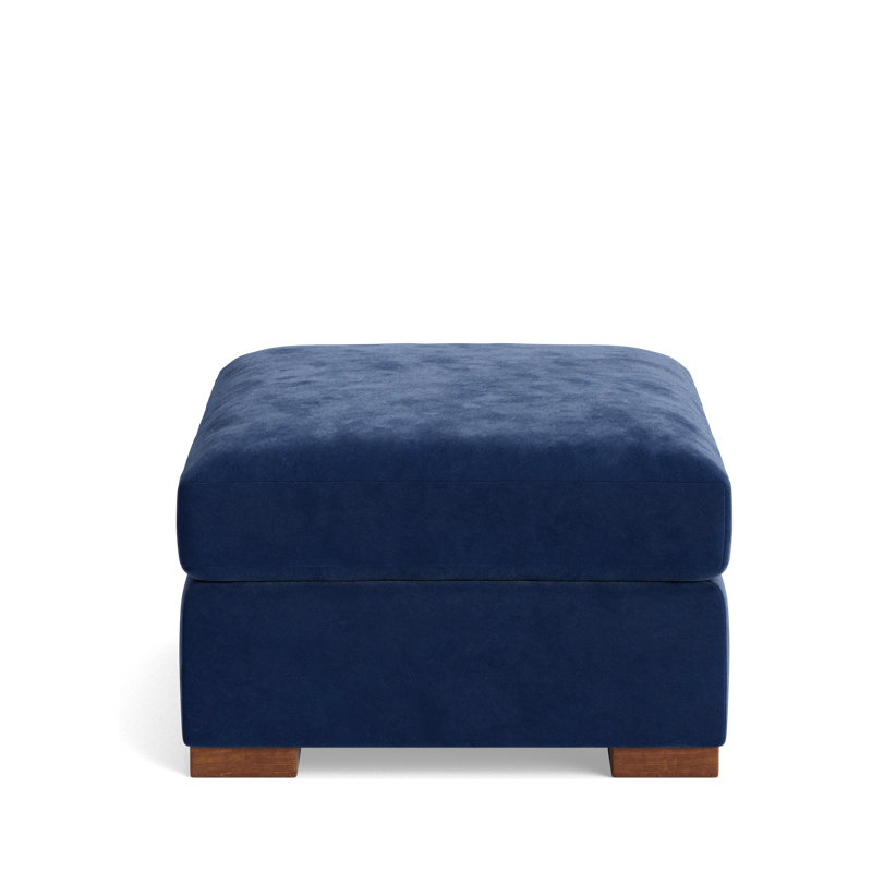 Couch Potato Ottoman, Performance Velvet - Uniform