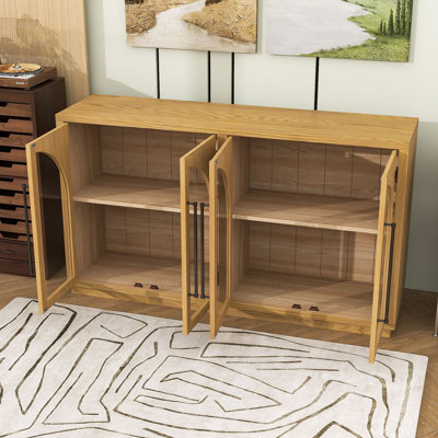 Sideboard Buffet Cabinet with Adjustable Shelves