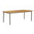 9 Piece Patio Dining Set Solid Acacia Wood and Steel