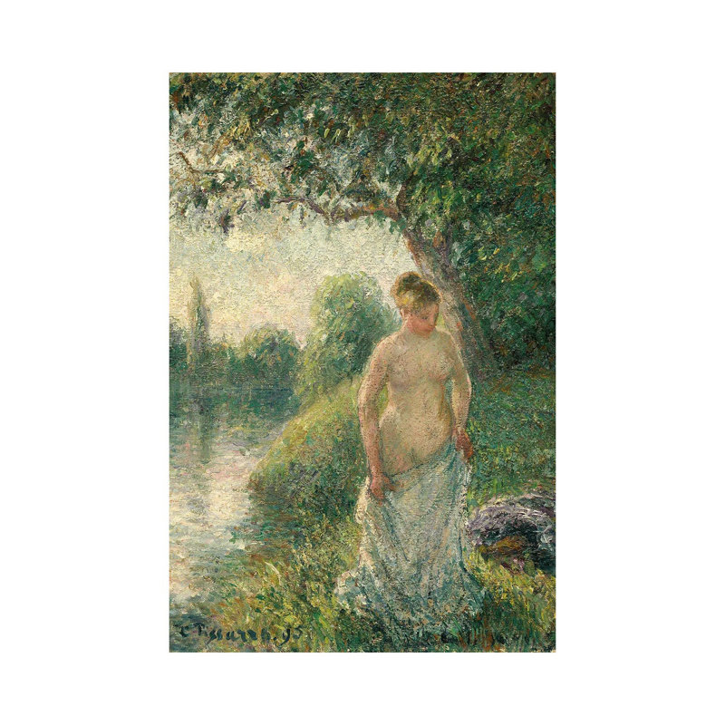 The Bather - CPI98, Toile tendue, Does Not Apply, H 18 po x l 12 po
