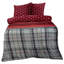 Mari Reversible Bed Linen Winter Teddy Plush Red/Grey-263047685