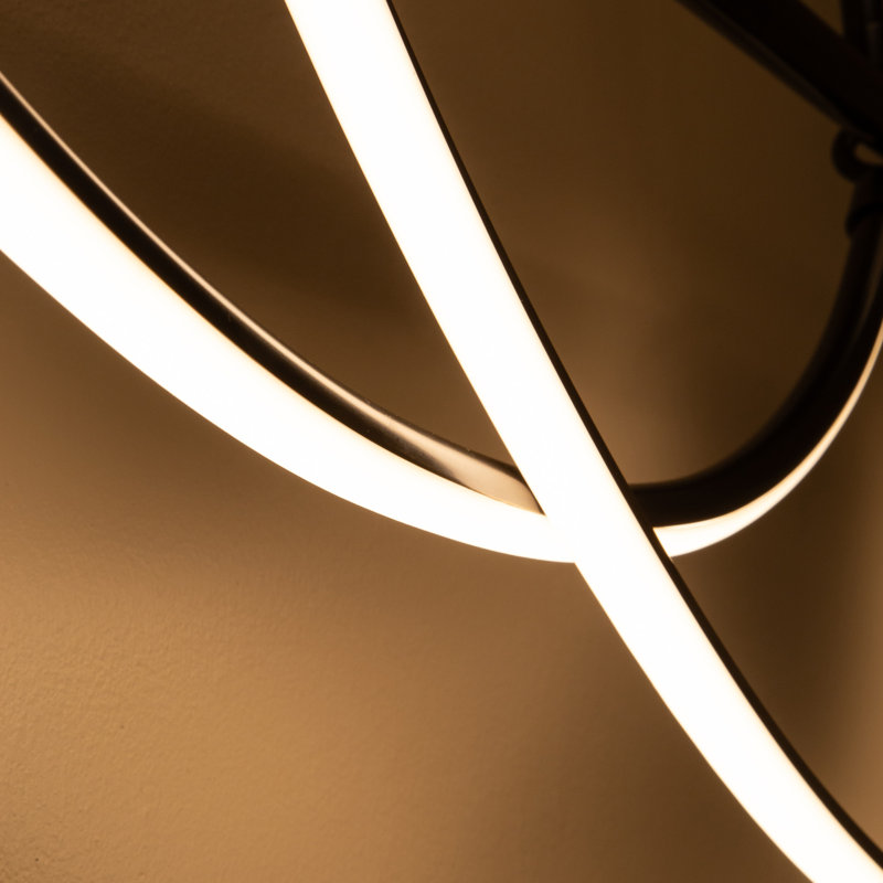Aryas 1 - Light LED Pendant by Ryan Pauly, 15" H 60" W x 1.75" D