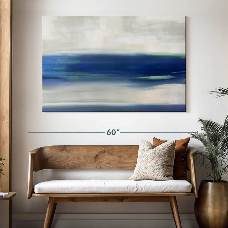 Avery Blue Stroke, 34" H x 51" W