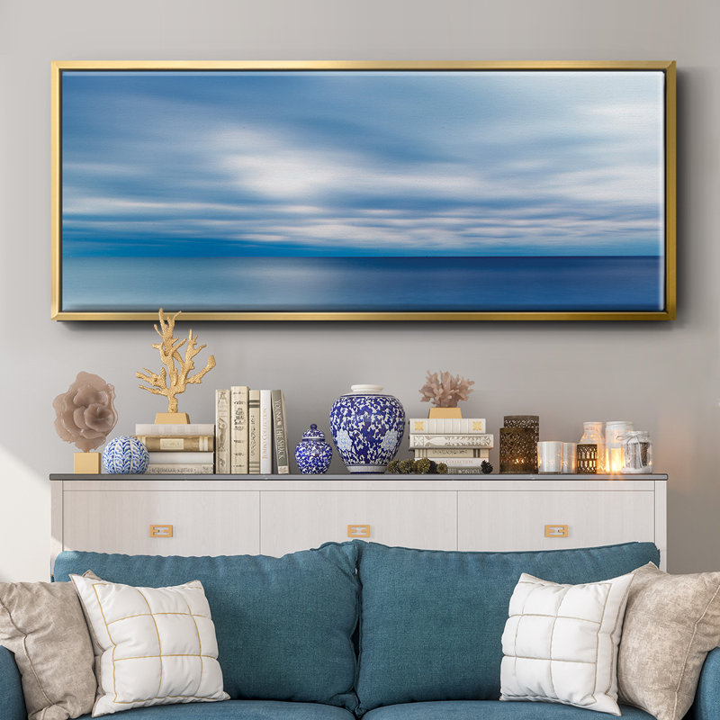 Forever Blue- Framed Canvas