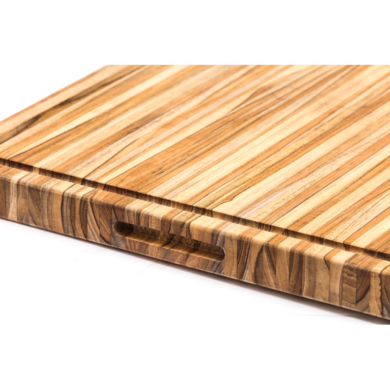 Teakhaus Teak Wood Cutting Board, 15" W x 24" L
