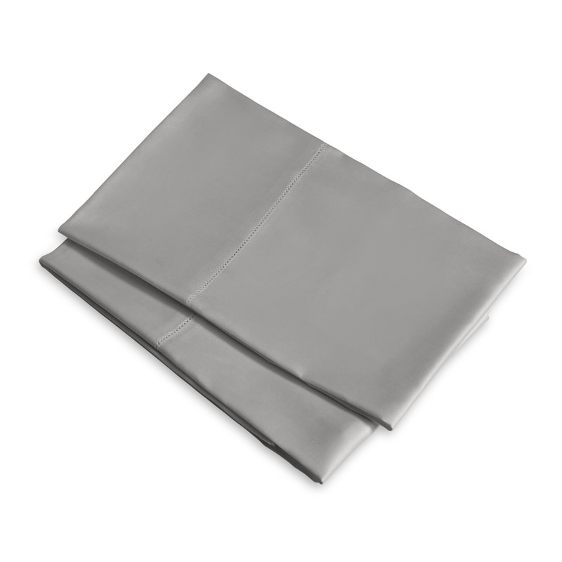 Raffaello Sateen Pillow Case, Standard Pillowcase, Silver Moon