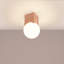 Solis Solid Wood Flush Mount