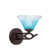 Transparent/bleu
