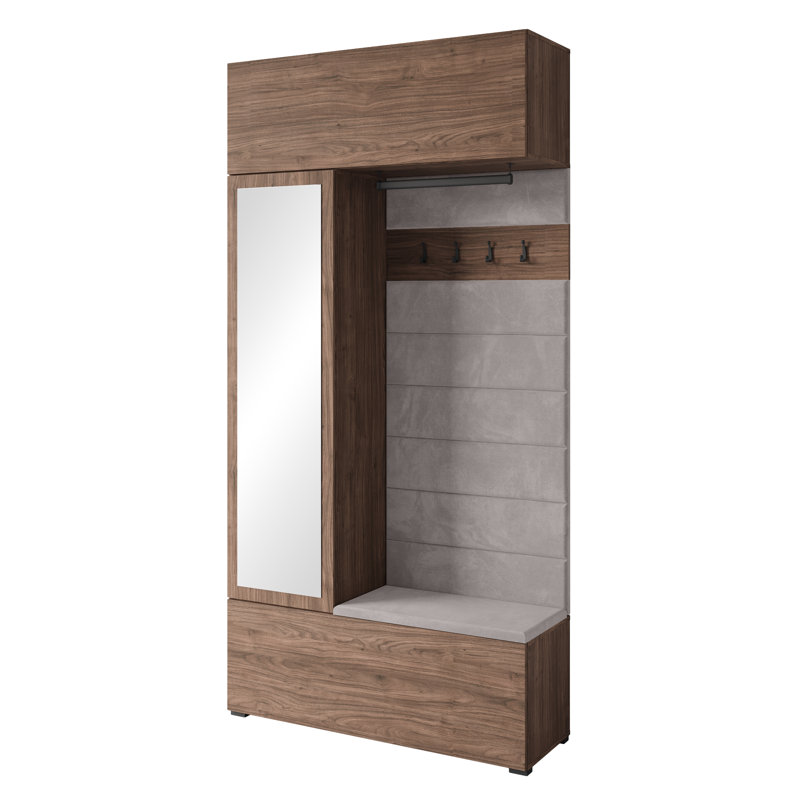 Hall Tree 115cm Wide with Shoe Storage