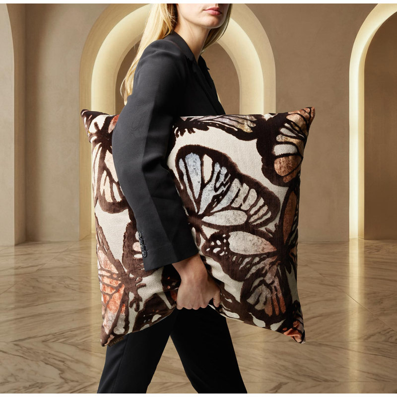 Milkweed Square Pillow Cover & Insert, 22"H x 22"W
