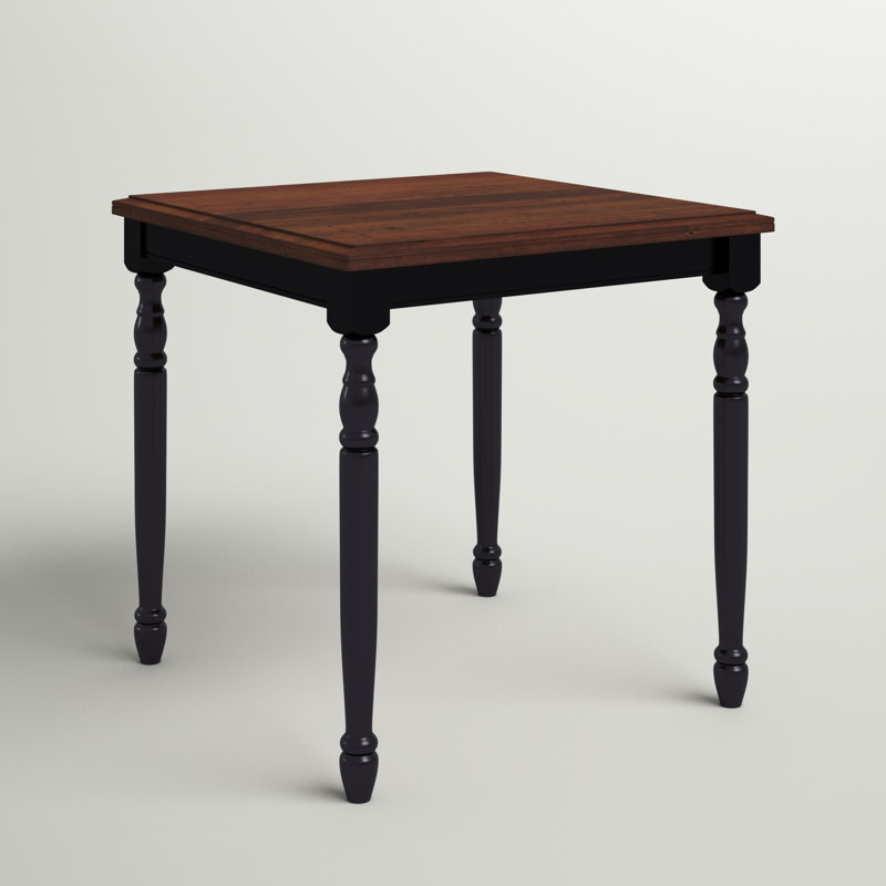 Orviston Solid Wood Dining Table, Almond / Ebony