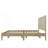 Solid Platform Bed With Rattan-189448606