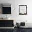 "Ba-573-Floater Rustic Bathroom Rules Sink" par Elizabeth Tyndall, art textuel sur toile-96114434-96114437