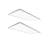 Rectangle Troffer LED Ceiling Light (Set of 2)-44461582