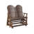 Chocolate Brown Top/Antique Mahogany Base