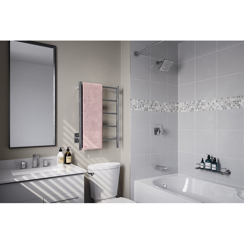 Natural Towel Bar, Polished Stainless Steel