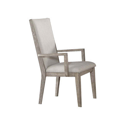 Farmhouse Upholstered Dining Chair with Wood Legs