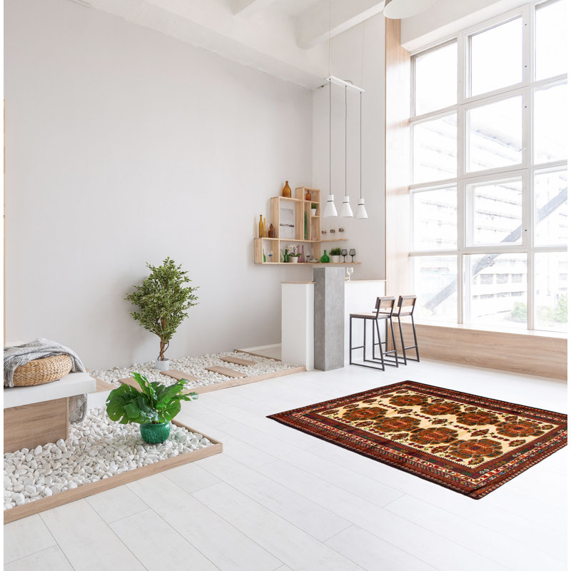 Tapis crème Teimani 3 pi 10 po x 5 pi 11 po
