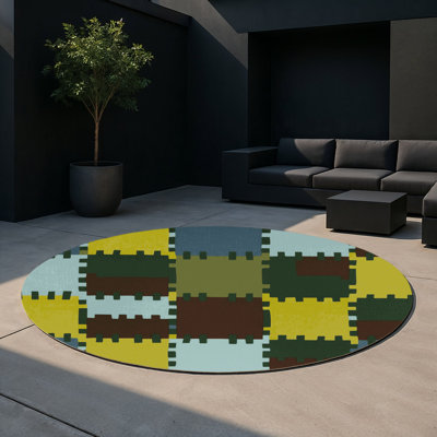 Tapis intérieur et extérieur Pixelated Plains