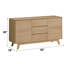 Kasem Oak Finish Server