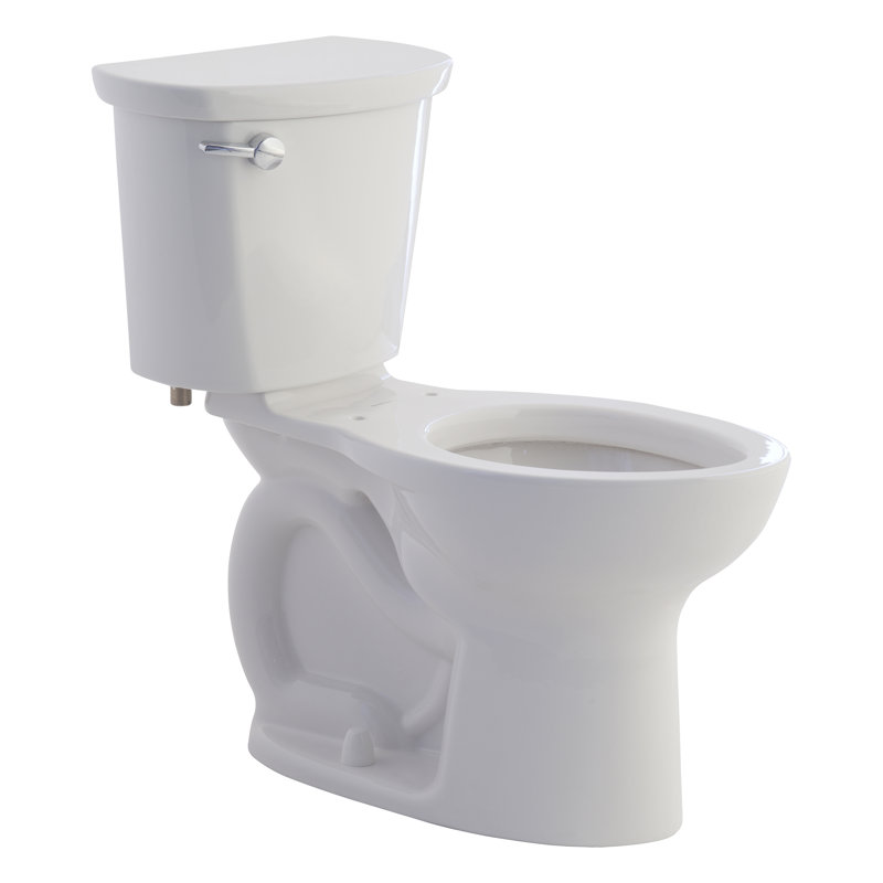 American Standard Cadet 1.28 Gallons GPF Elongated Comfort Height Floor Mounted Kit (Seat Not Included), Bone