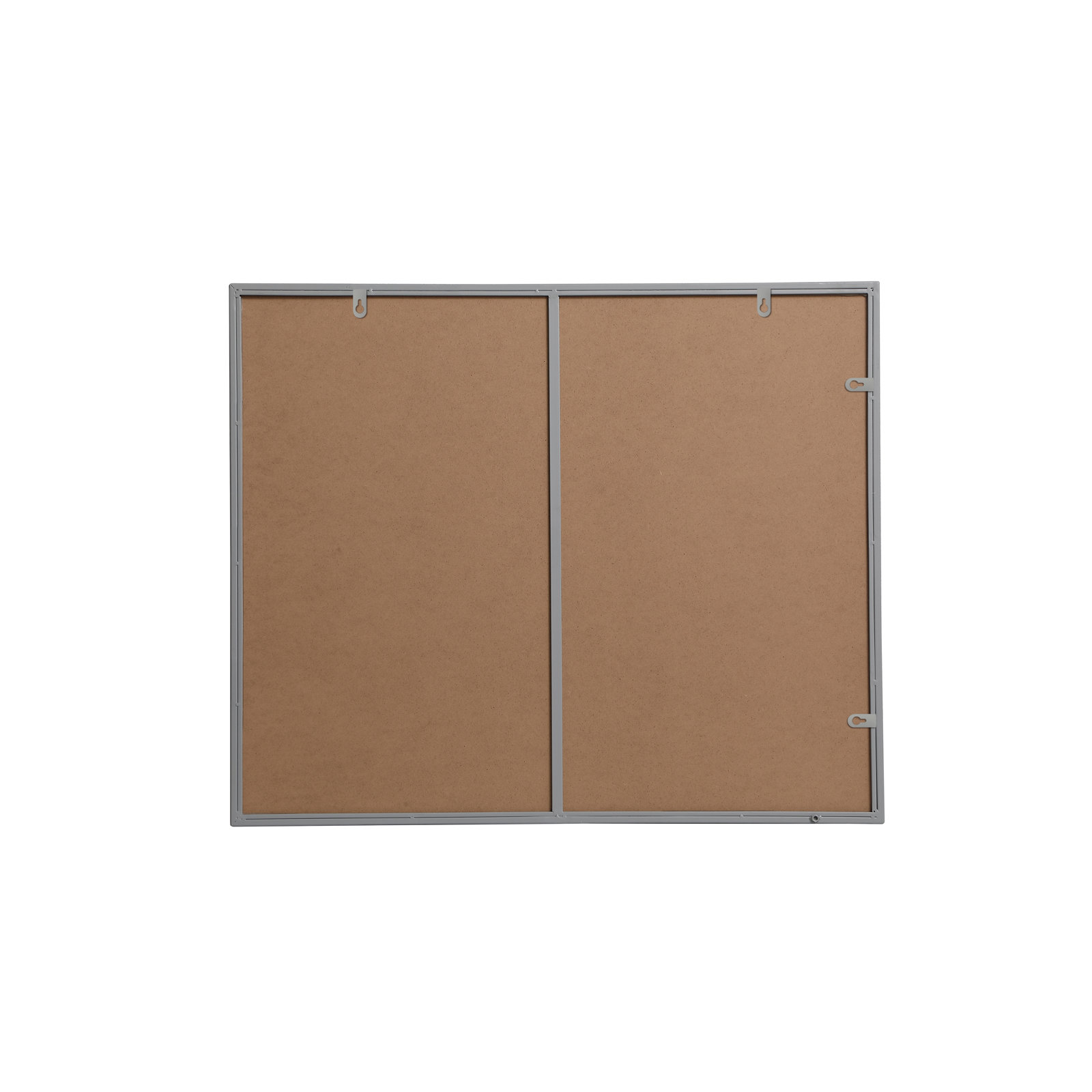 Sabine Metal Rectangle Wall Mirror, 36" x 30", Gray