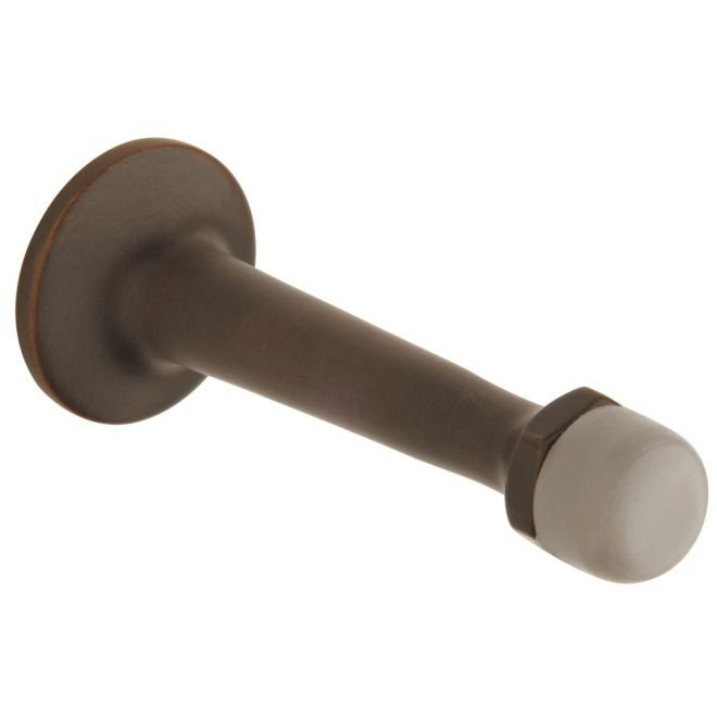 Brass Baseboard Stop, Venetian Bronze