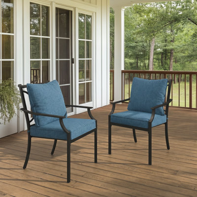 Patio Dining Armchair with Cushion