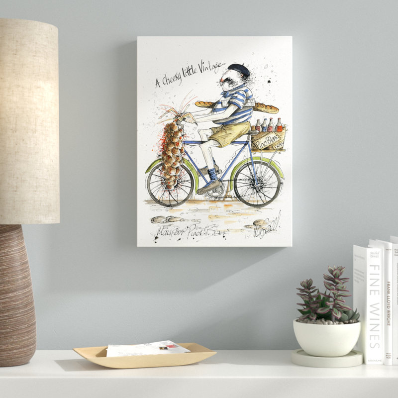 « monsieur blanc », art sur toile, H 19 po x l 14 po