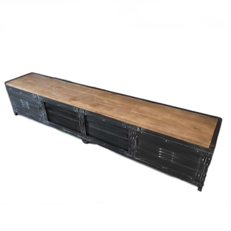 Storage Credenza, Silver, 70.86"