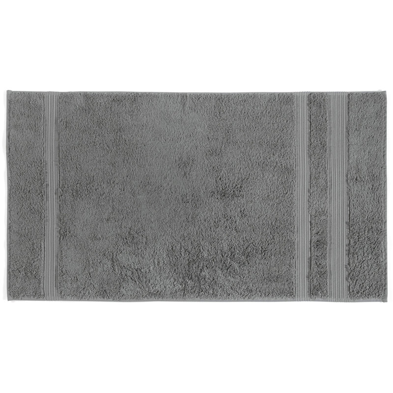 Serviette de bain ultra douce, gris foncé, 39,4 po x 70,9 po | 60% coton / 40% bambou, 24,1 oz / m² | Lavable à la machine, cycle délicat, séchage rapide, confort luxueux pour le spa et la maison | Durable et écologique