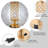 Dealia Metal USB Table Lamp