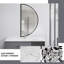 Ensembles de miroirs muraux plats en demi-cercle-1394369145-1394369144