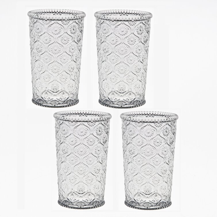 Dakota Fields Chayanne 6 - Piece 10oz. Glass Drinking Glasses Glassware Set (Set of 6) Dakota Fields Color: Green