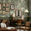 Green Floral Peel & Stick Wallpaper - Waterproof Botanical Design for Walls & Furniture
