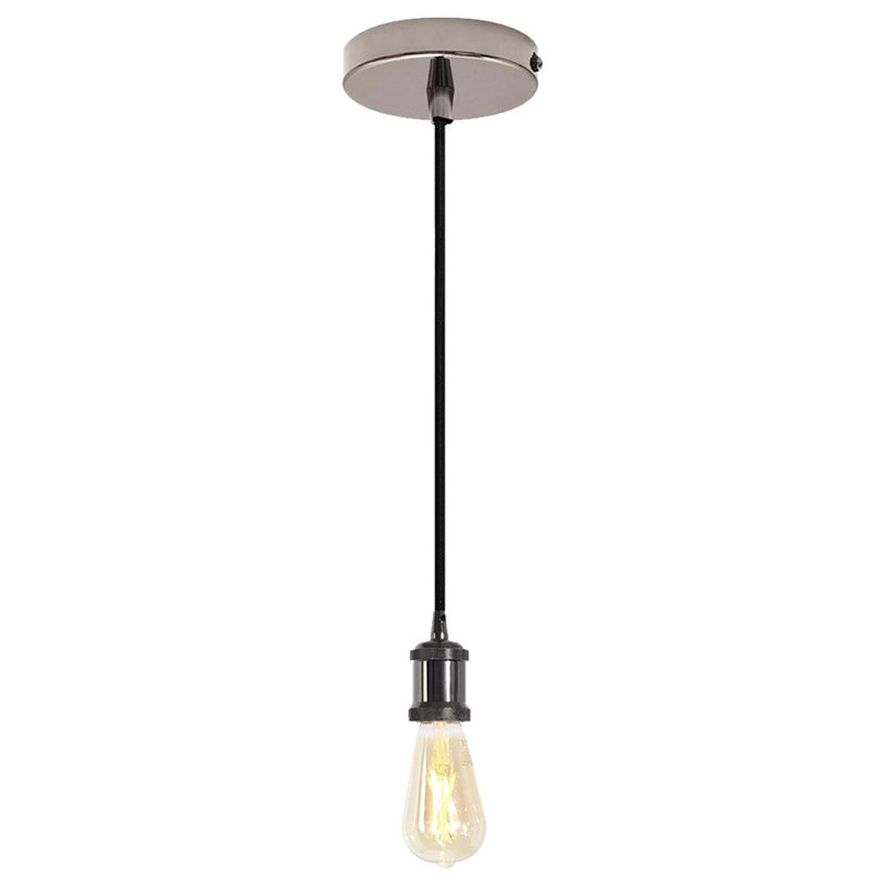 1 - Light Black LED Single Pendant