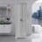 Storage Cabinet With Two Doors, Adjustable Shelf, Mdf Board - Ideal For Bathroom & Office Organization-64221011