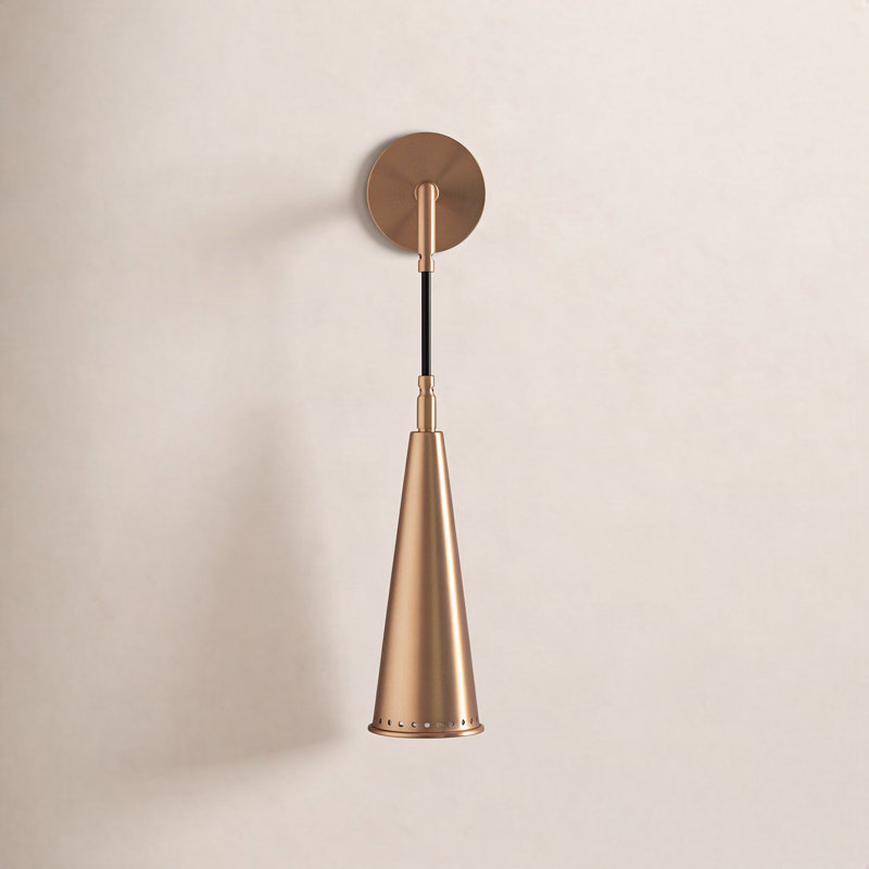 Alva 1 - Light Sconce, Aged Brass