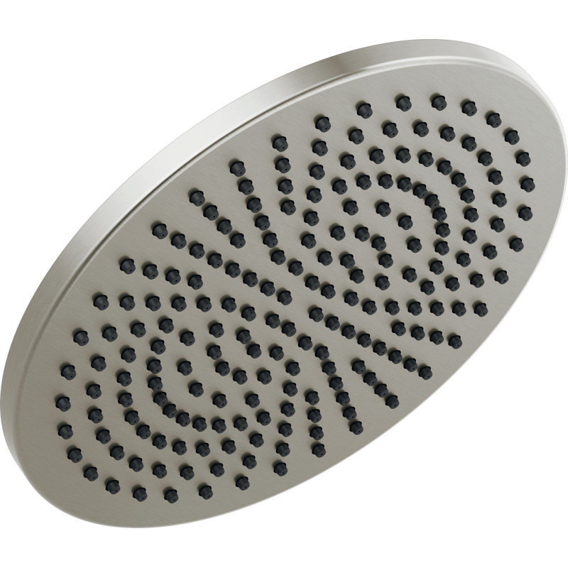 Pomme de douche à pluie avec technologie H2Okinetic, Acier inoxydable Lumicoat