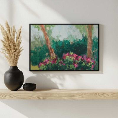 Garden Azaleas en Plain Air by Carson Overstreet Art Print