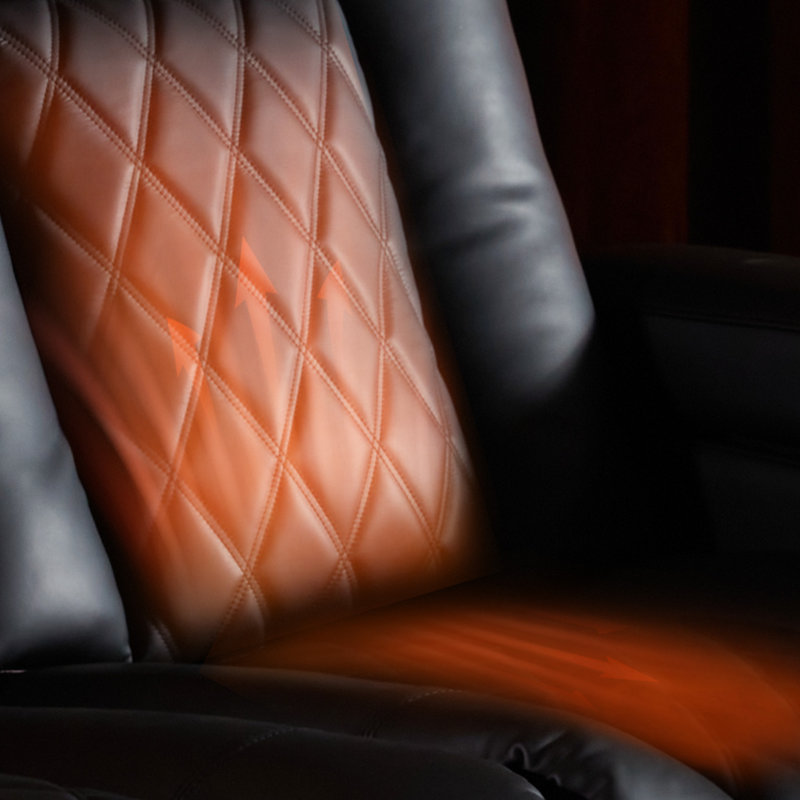 Rangée de 6 onyx de luxe avec chaleur flottante zéro massage et onyx Tuscany Luxury