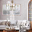 Lustre classique à 6 lumières de style bougie Schiff-2031453126